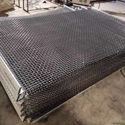 Ss 201 Lock Crimped Vibrating Wire Screen Size Mesh 1.5 x 1.95m