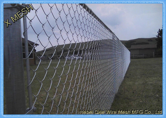 زنجیر نقرهای زنجیره ای حصار پارچه ای بافت سیم فولادی گالوانیزه داغ برای مهندسی