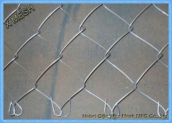 فولاد ضد زنگ PVC / سیم گالوانیزه مش زنجیره ای پیوند حصار فلزی حصار امنیت برای مزرعه / باغ