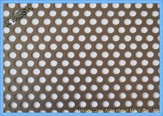 سوراخ سوراخ گرم گالوانیزه تزئینی پانچ فلزی پانل فولاد خفیف / فولاد کربن
