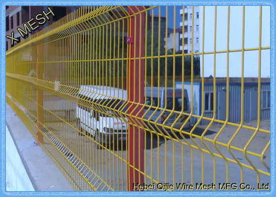 فولاد ضد زنگ 3D PVC پوشش محافظ فولادی، پانل نرده شبکه مشعل 5.0mm