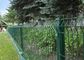 شبكه سيم جوش 6.0mm منحنی فلز باغ حصار امنیت پوشش PVC