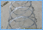 فولاد ضد زنگ Cbt-60 Crossed Razor Wire Security Nets with Clips
