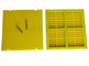 پانل های صفحه نمایش پلی اورتان مش PU زرد با قلاب برای ارتعاش معدن