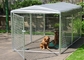 قفس حیوان خانگی بزرگ تاشو برای خانه سگ / جعبه قفسه سگ فلزی با دروازه