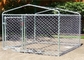 قفس ذخیره سازی زنجیره ای فولادی گالوانیزه تاشو برای دویدن سگ