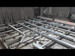 نرده منحنی خمشی V شکل با پوشش PVC برای منطقه خدمات فرودگاهی