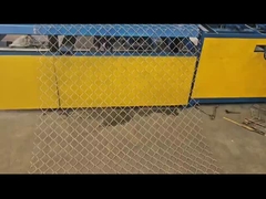 گالوانیزه سوراخ Cyclone 60x60 50ft Pvc پوشش زنجیره ای لینک حصار بالا 1.8m