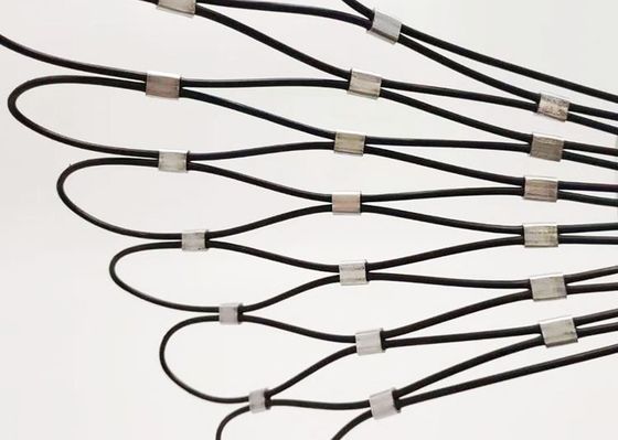 شبكه طناب فولاد ضد زنگ با قدرت کششی بالا