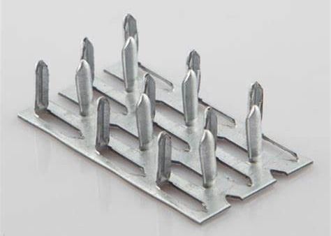 50mm عرض ضد شکاف صفحه مستطیل یک طرفه فلز ناخن فلز