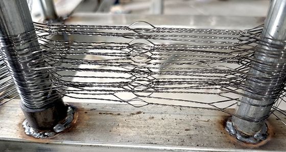 MZP ضد تانک سیم فلزی 10x10x1.4m مانع کم دید