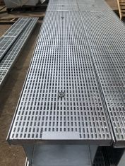 Australia 150Mm Wide Galvanized Heelguard Steel Drainage Sump Grating Durable Stainless Steel Trench Box Grate Frame