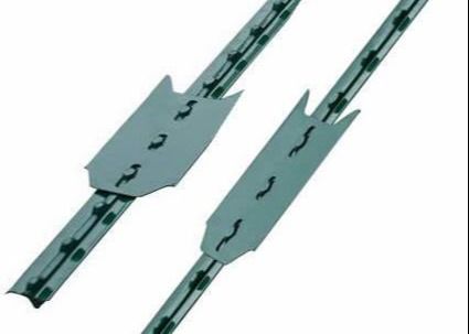 گالوانیزه Hd 6 فوت استیل حصار پست با صفحه