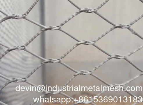 Animal Metal 316 Stainless Steel Wire Rope Mesh