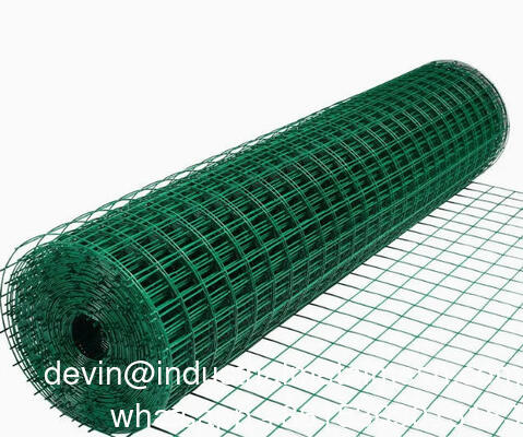 سبز PVC پلاستیک پوشانده شده Welded Steel Wire Mesh Welding Mesh برقی
