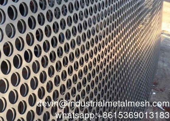 توری فلزی سوراخ‌دار گرد استیل ضد زنگ 304
