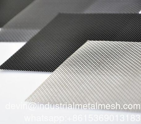 از فولاد ضد زنگ 304 بافته میش سیم حشرات شبکه های امنیتی برای پنجره های پشه