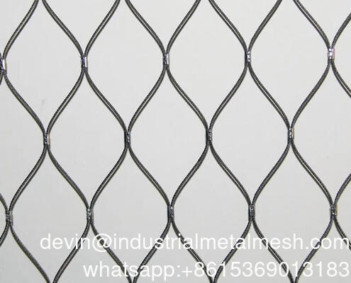 توری کابل طناب سیمی فولاد ضد زنگ 316 با کیفیت بالا X Tend Cable Mesh
