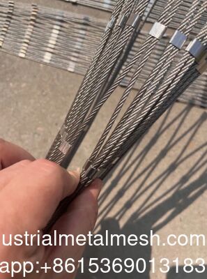 توری کابل طنابی بافته شده از فولاد ضد زنگ: زیبایی و استحکام در هم آمیخته