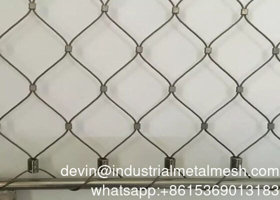 2MM قطر 316 فولاد ضد زنگ شبكه طناب برای حفاظت از Raccoon و میمون