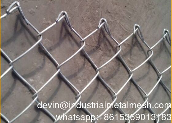 گرم ISO9001، SGS، BV آراستگی میش نیجریه 8 فوت بلند زنجیره ای لینک حصار رول