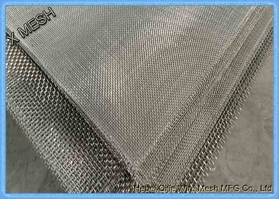 سیم پیچ SS304 316 فولاد ضد زنگ بافته شده با ورق فلز فیلتر سیم مش مربع شکل سوراخ