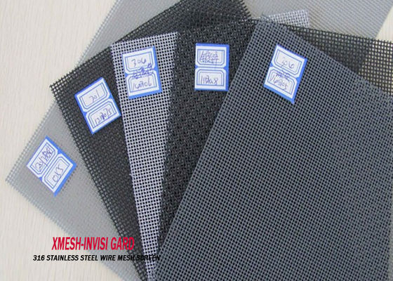 صفحه نمایش پنجره امنیتی ضد زنگ ضد پشه مگس 18X14 سایز رنگ سیاه