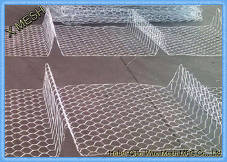 8x10 سانتیمتر سبد گابون جوش داده شده فولادی بافته شده گالوانیزه گرم