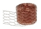 1.2 متر عرض 2 اینچ شبكه چوبي مسي هکساگونال استفاده تجاری کشاورزی