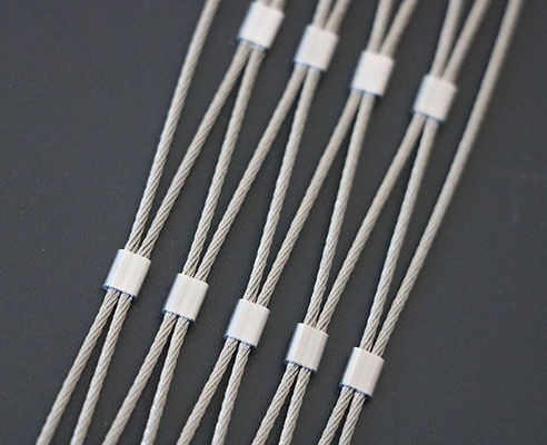 مش طناب فلزی 20×20 میلی متری بافته ساده