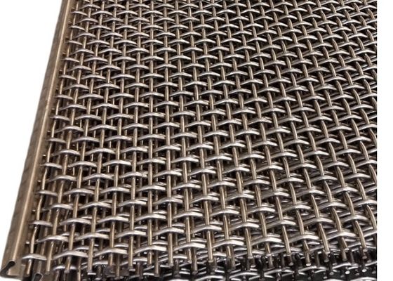 304 Mesh Crimped Stainless Steel Wire Mesh For Mining Vibrating Swing Screen Mesh (شبکه چوبی از فولاد ضد زنگ برای معدن)