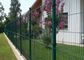 حصار باغچه سه بعدی پانل منحنی فلزی مش فلزی تزئینی در فضای باز