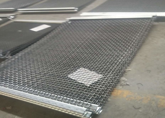 6 متر طول رنگ نقاشی شده 16mm سیم بافندگی صفحه نمایش برای شکن