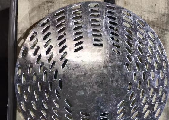 قطر 7 اینچ ضد شکستن صفحه گرد گالوانیزه شده