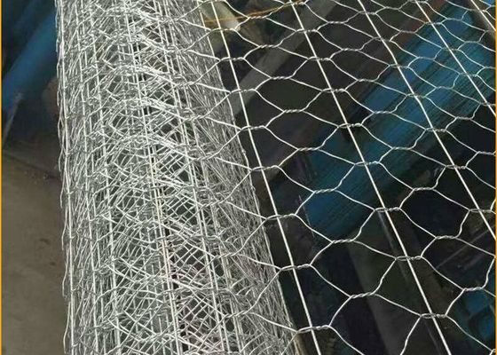 جعبه گابیون جوشی 4 میلی متری 50 × 100 میلی متری 2×1×1 متر