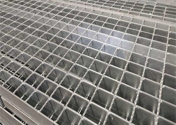 OEM سفارشی گرم غوطه ور گالوانیزه صاف / Serrated فولاد Grating برای بستر راهرو / خندق فاضلاب پوشش