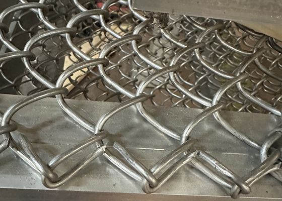 فولاد ضد زنگ 316L زنجیر پیوند حصار پارچه دیوار مرزی فولاد گالوانیزه