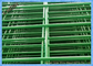 پانل های حصار مشبک با پودر سبز پوشیده شده از محیط فلزی حصار جوش داده شده