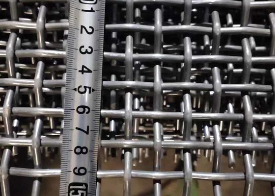 Ss 201 Lock Crimped Vibrating Wire Screen Size Mesh 1.5 x 1.95m