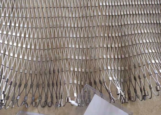 Xtend 7 × 7 7 × 19 از جنس استنلس استیل طناب مش مش فرول نوع 304l