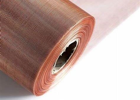 1.2m عرض سیم مس 0.56 * 0.56 باز کردن * 0.15mm قطر سیم