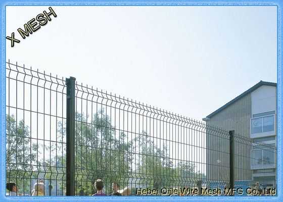 گالوانیزه و PVC پوشش داده شده 3D منحنی Welded Wire Mesh Fence برای حصار باغ