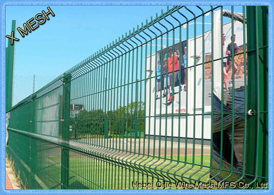 گالوانیزه و PVC پوشش داده شده 3D منحنی Welded Wire Mesh Fence برای حصار باغ