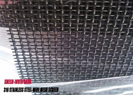 SS 304 316 316L صفحه امنیتی مش سیم فولادی ضد زنگ برای درهای ورودی