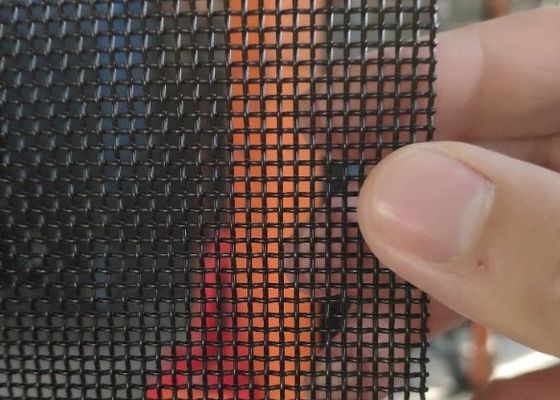 OEM 316 از جنس استنلس استیل Fly Screen مش مشکی با روکش مشکی