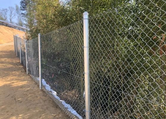 2.5mm-3.0mm گرم DIP گالوانیزه زنجیر لینک حصار 9 گج