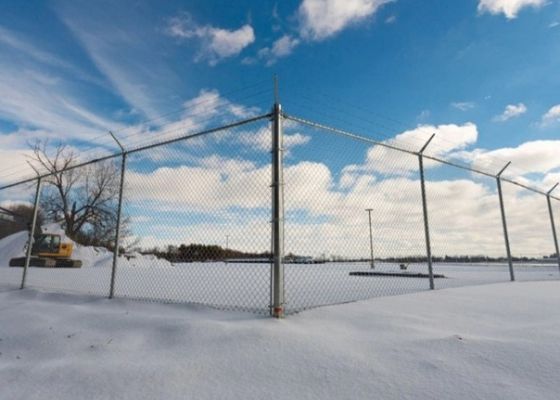 2.5mm-3.0mm گرم DIP گالوانیزه زنجیر لینک حصار 9 گج