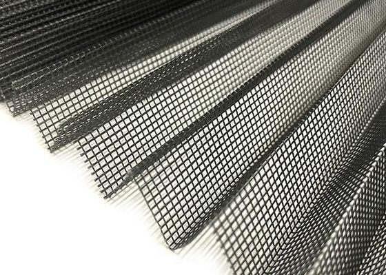 صفحه نمایش پشه چین دار مشکی مشکی 18x16 با عرض 2.4 متر x طول 10 متر