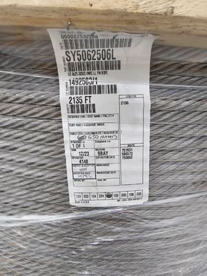 طناب سیم فولادی گالوانیزه Odm And Oem Ss 305