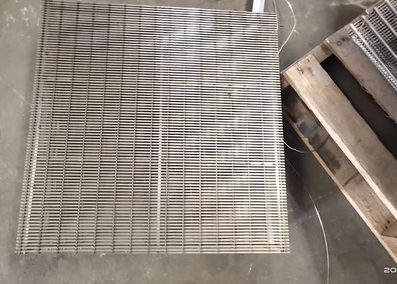 Heavy Duty V Wire SGS 321 Stainless Steel Wedge Wire Screen جانسون جوش پانل جوش